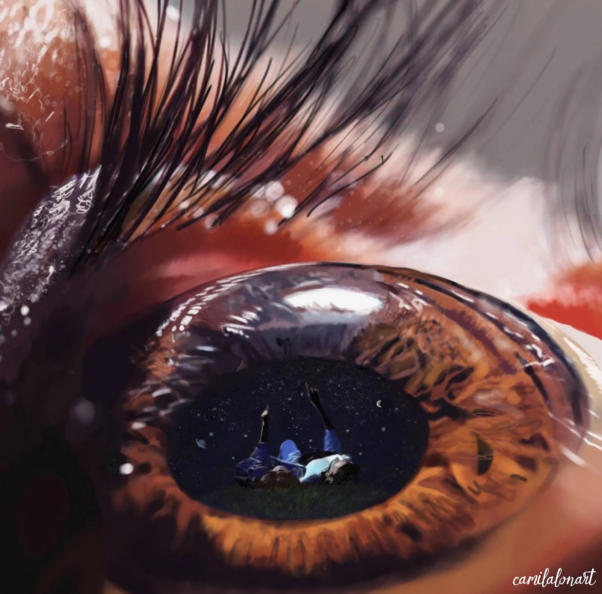 Starry Eye — Digital art
